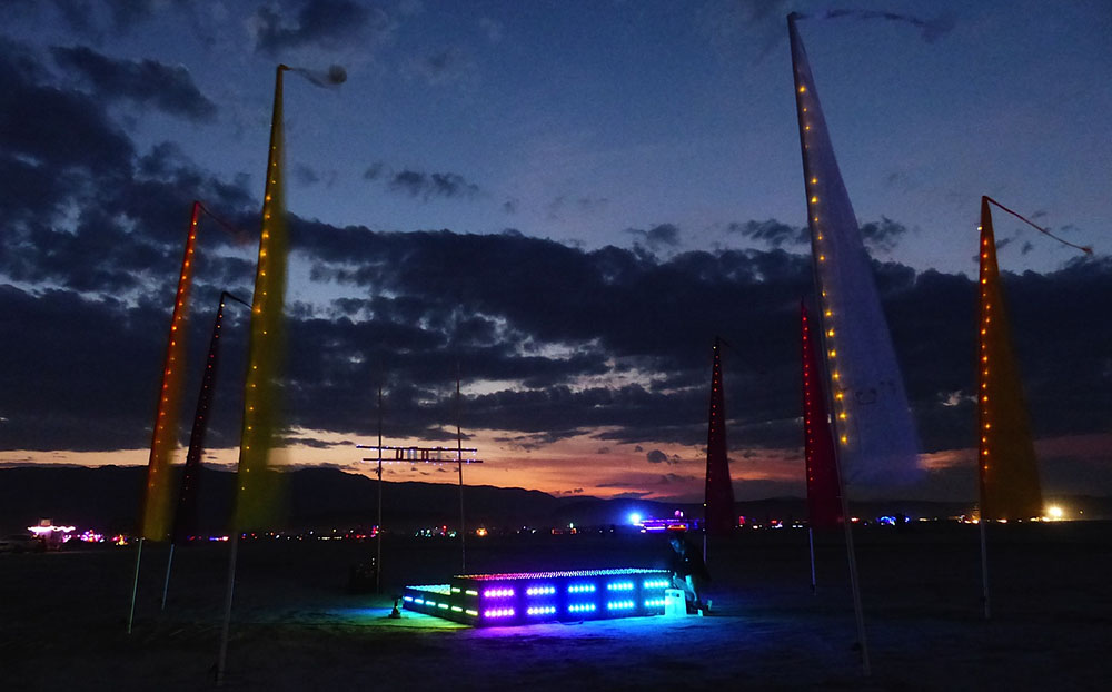 Setting Up on the Playa